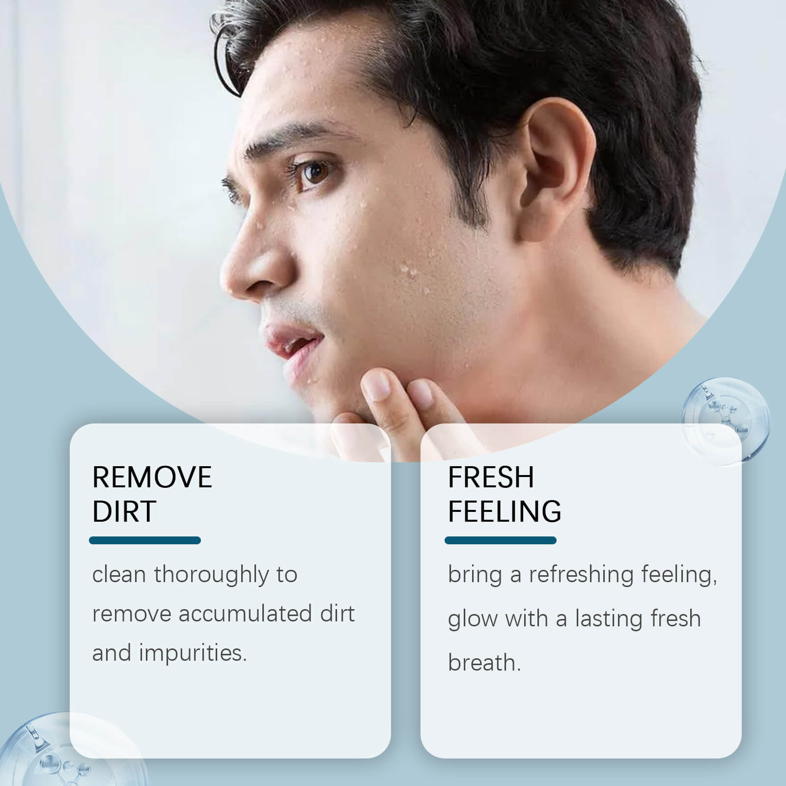 Men&rsquo;s Exfoliating Facial Cleanser &ndash; Gentle, Refreshing, Moisturizing & Clear Skin Face Wash (7)