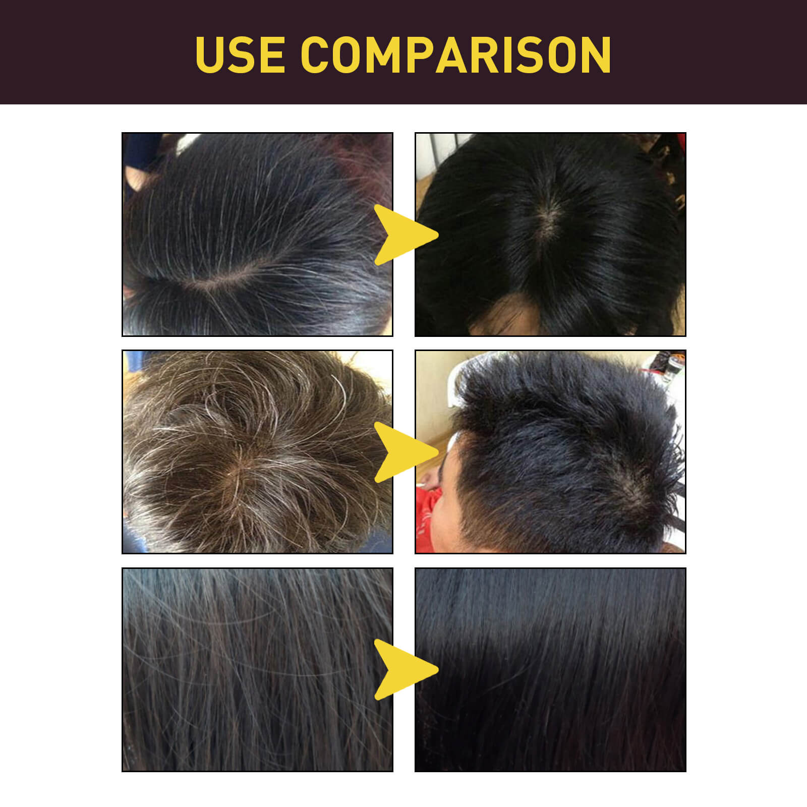 He Shou Wu Black Hair Shampoo Deep Nourishing, Repairing, Anti-Hair Loss, Smooth & Shiny (9)