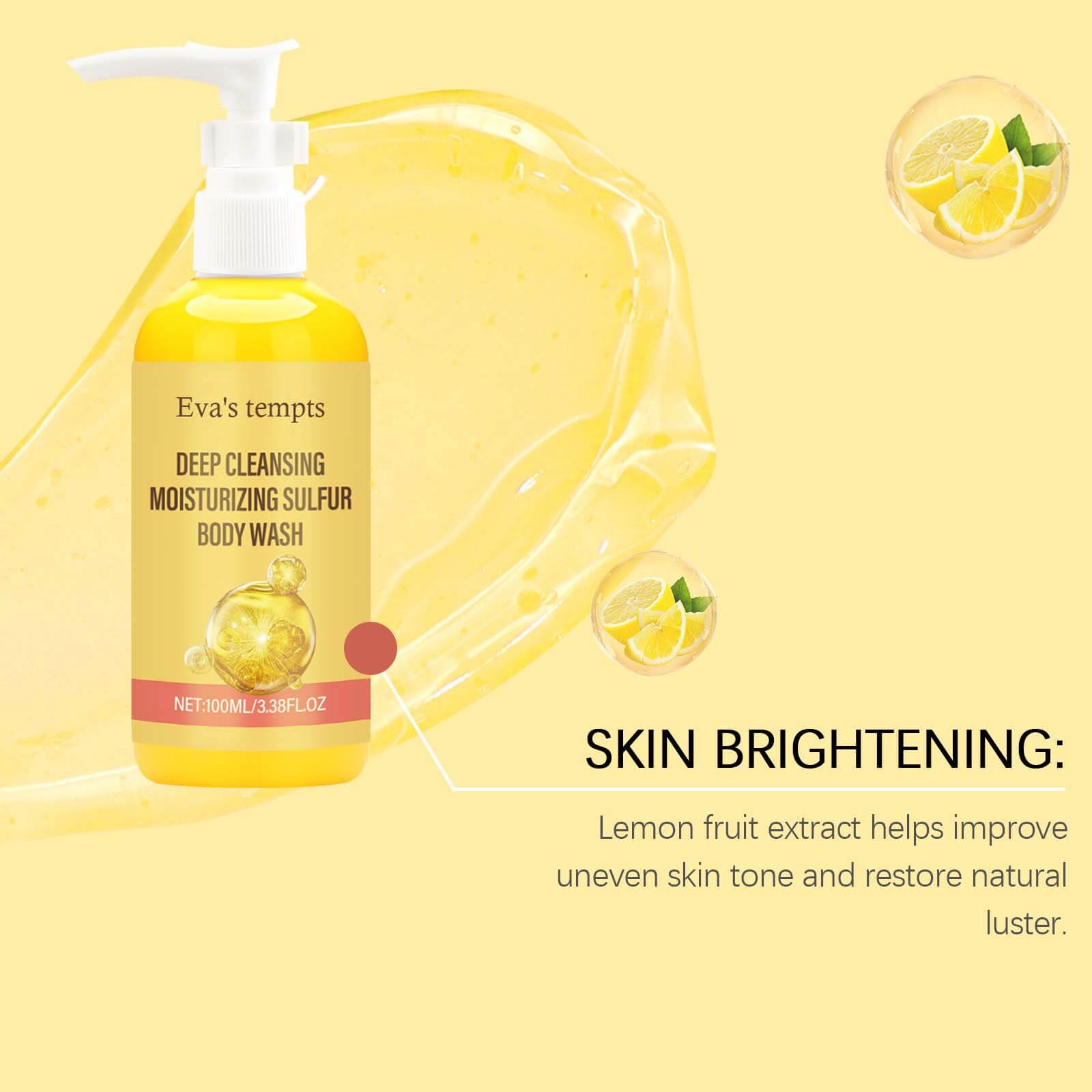 Sulfur Refreshing Body Wash &ndash; Gentle Cleanse, Moisturizing & Acne Care (6)