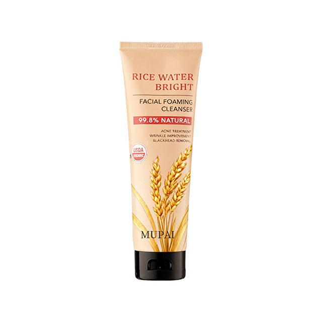 Rice Water Brightening Foaming Facial Cleanser