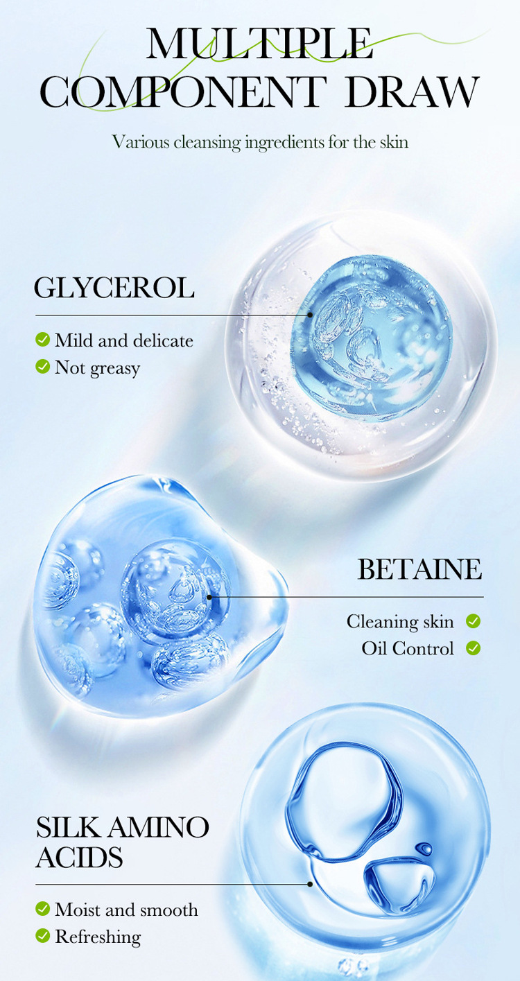 Green Tea Amino Acid Oil Control Facial Cleanser (6)