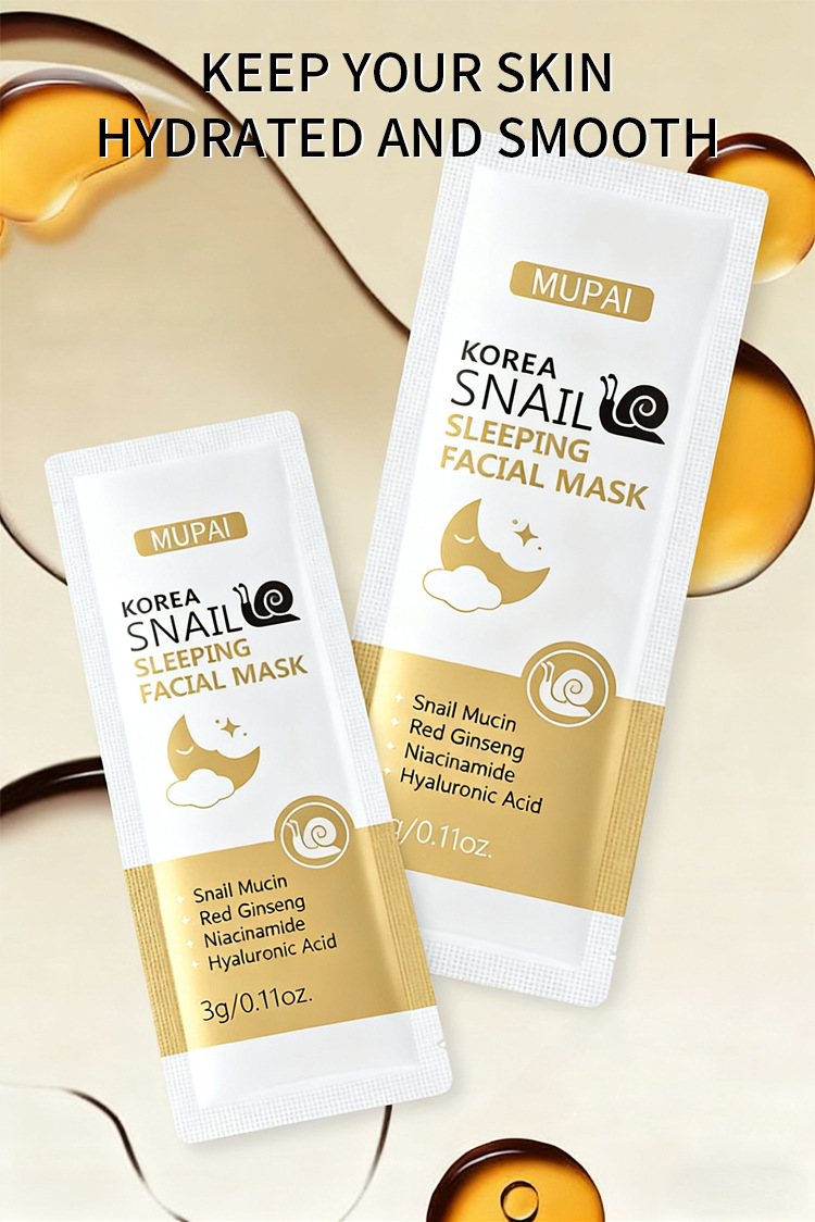 Korean Snail Mucin Overnight Sleeping Face Mask (5)