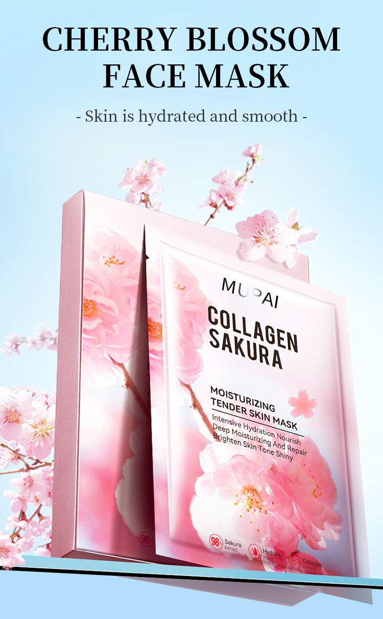 Sakura Collagen Moisturizing Face Mask (2)