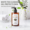 White Tea Deep Cleansing Gel with Plant Extracts – Hydrating & Brightening Facial Cleanser