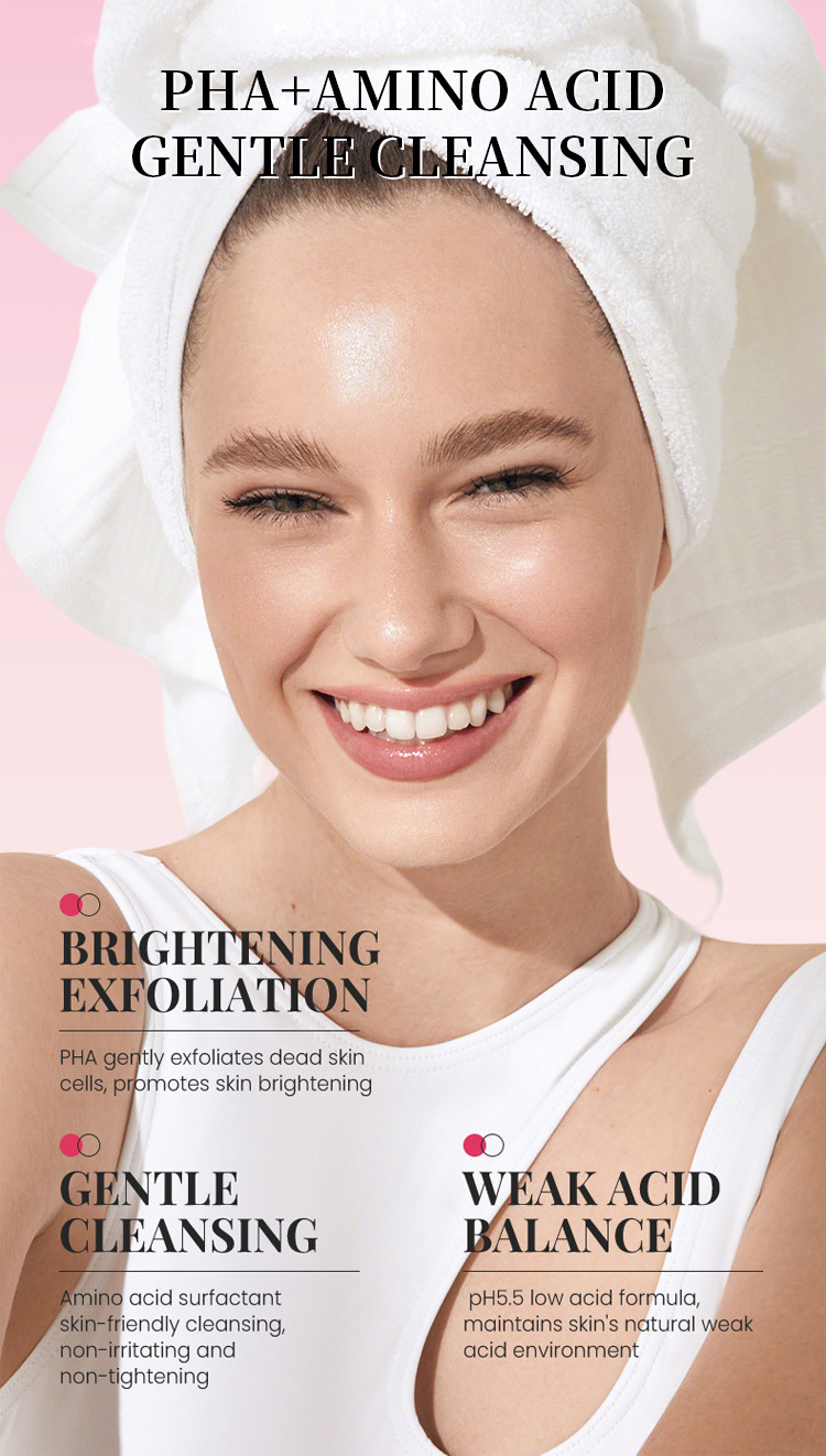 PHA Amino Acid Brightening Facial Cleanser (7)