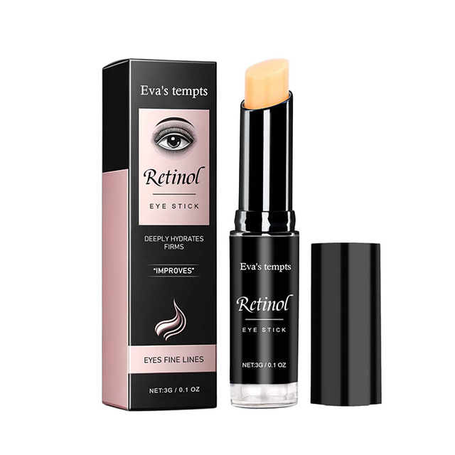 Retinol Anti-Aging Eye Cream Stick | Reduces Dark Circles & Eye Bags, Firms Fine Lines, Hydrates and Nourishes Eye Area