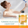 Turmeric Kojic Acid Liquid Soap – Brightening & Moisturizing Cleansing Body Wash