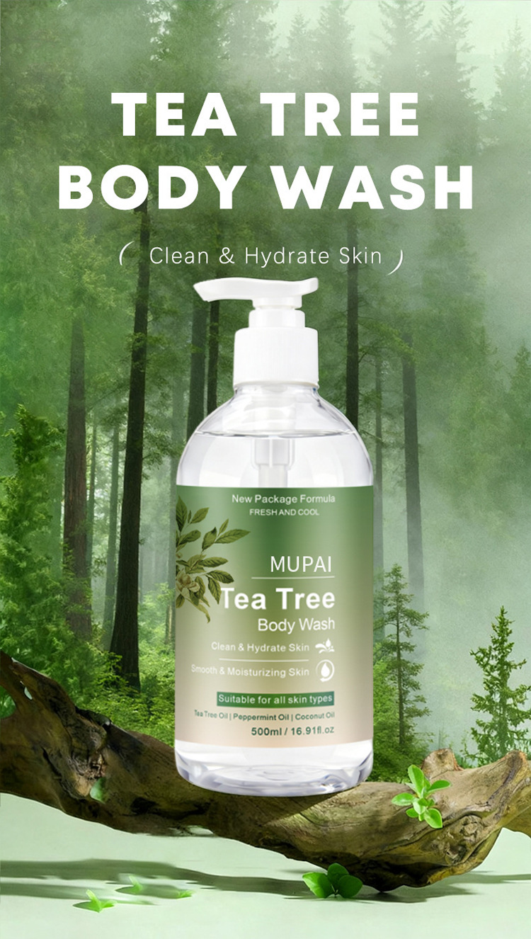 Tea Tree & Peppermint Refreshing Body Wash – Deep Cleansing, Hydrating & Odor Control Care (1)