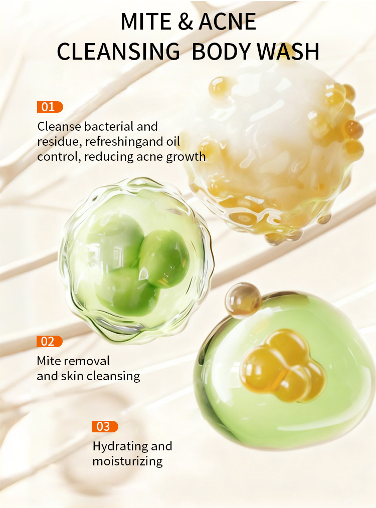 Mite & Acne Cleansing Body Wash – Purifying, Moisturizing & Oil Control Shower Gel (4)