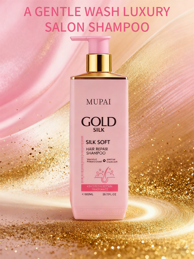 Gold Silk Hair Repair Shampoo – Luxury Salon Shampoo, Anti-Frizz & Moisturizing (3)