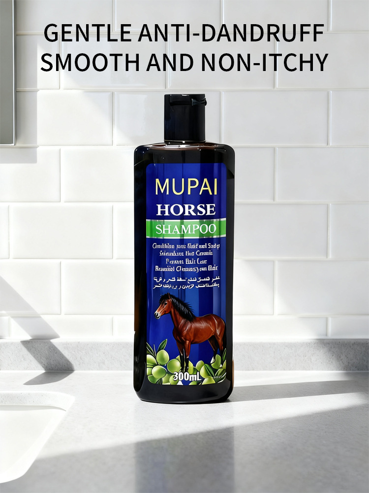 Horse Oil Shampoo – Anti-Dandruff, Oil Control & Repair Shampoo for Smooth, Voluminous Hair (7)