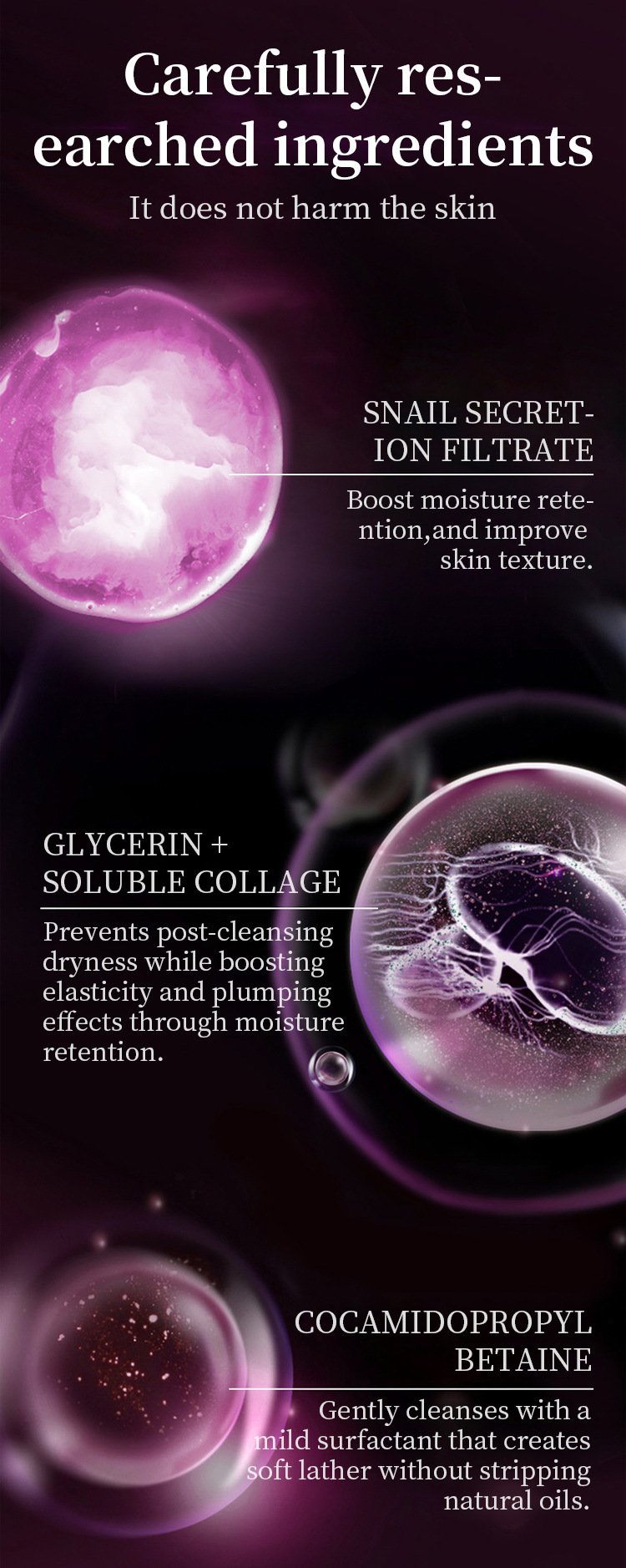 Snail Recombinant Collagen Gentle Facial Cleanser (6)