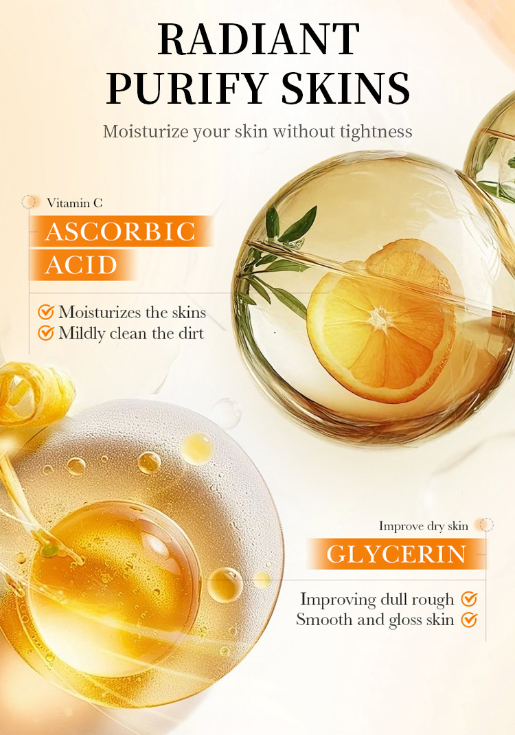 Vitamin C Smooth Gloss Body Wash – Radiant Purifying Moisturizing Shower Gel (2)