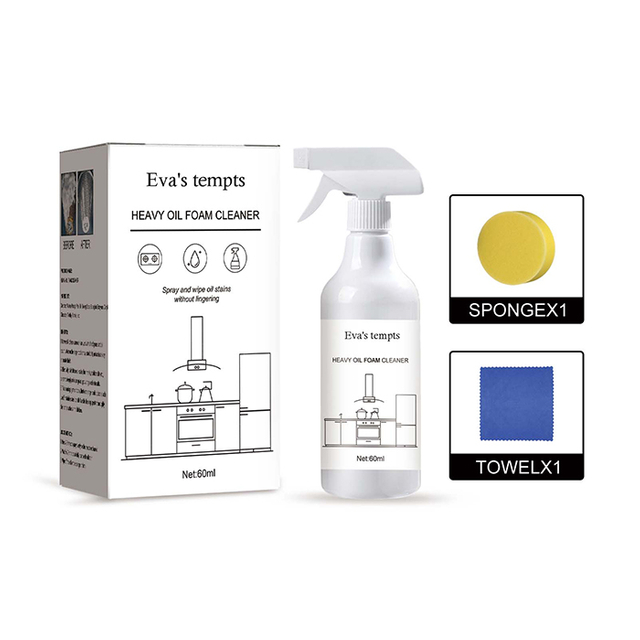 Heavy-Duty Foaming Cleaner | Powerful Degreaser for Kitchen Stove, Range Hood & Sink