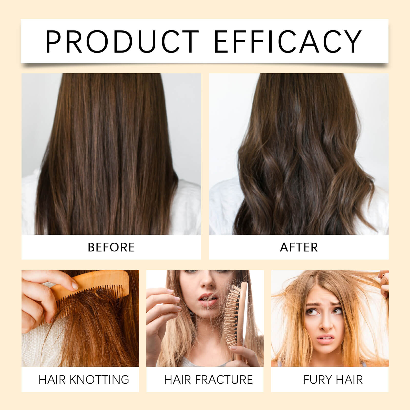 Rice Nourishing Hair Care Set Keratin Repair, Deep Nourishment, Smooth & Shiny Hair (11)