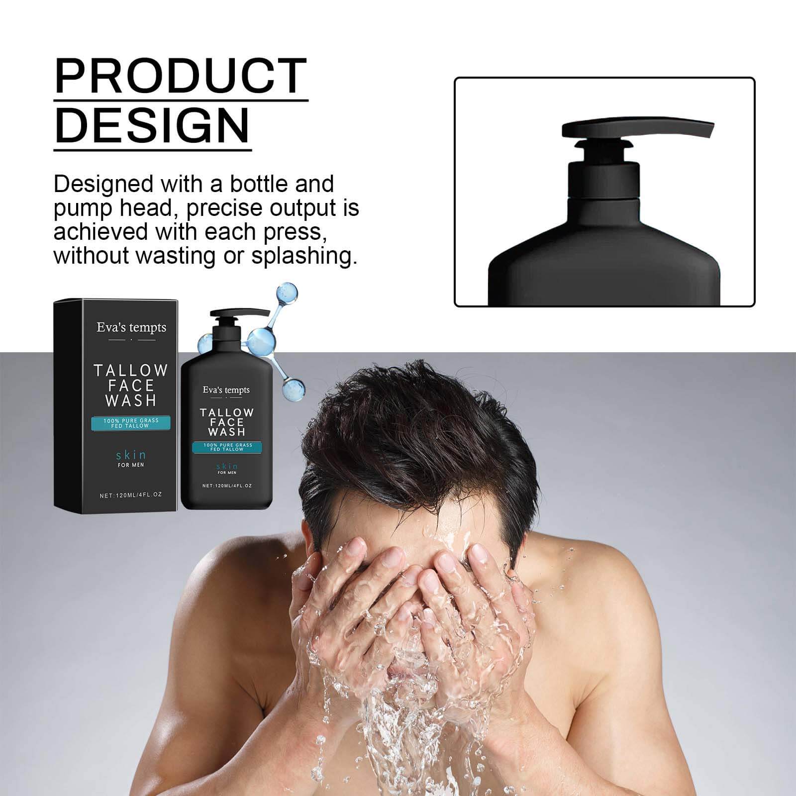 Men&rsquo;s Daily Facial Cleanser &ndash; Deep Cleansing, Oil Control, Moisturizing & Brightening (8)