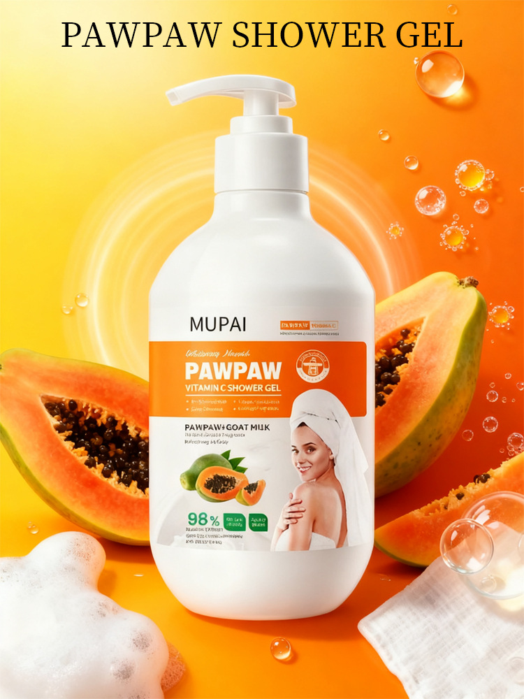 Pawpaw Vitamin C Brightening Shower Gel – Goat Milk Moisturizing Body Wash (2)