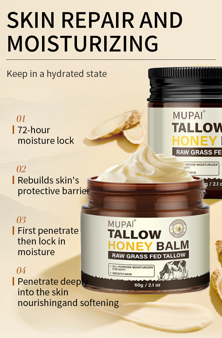 Grass-Fed Tallow Honey Repair Balm (4)