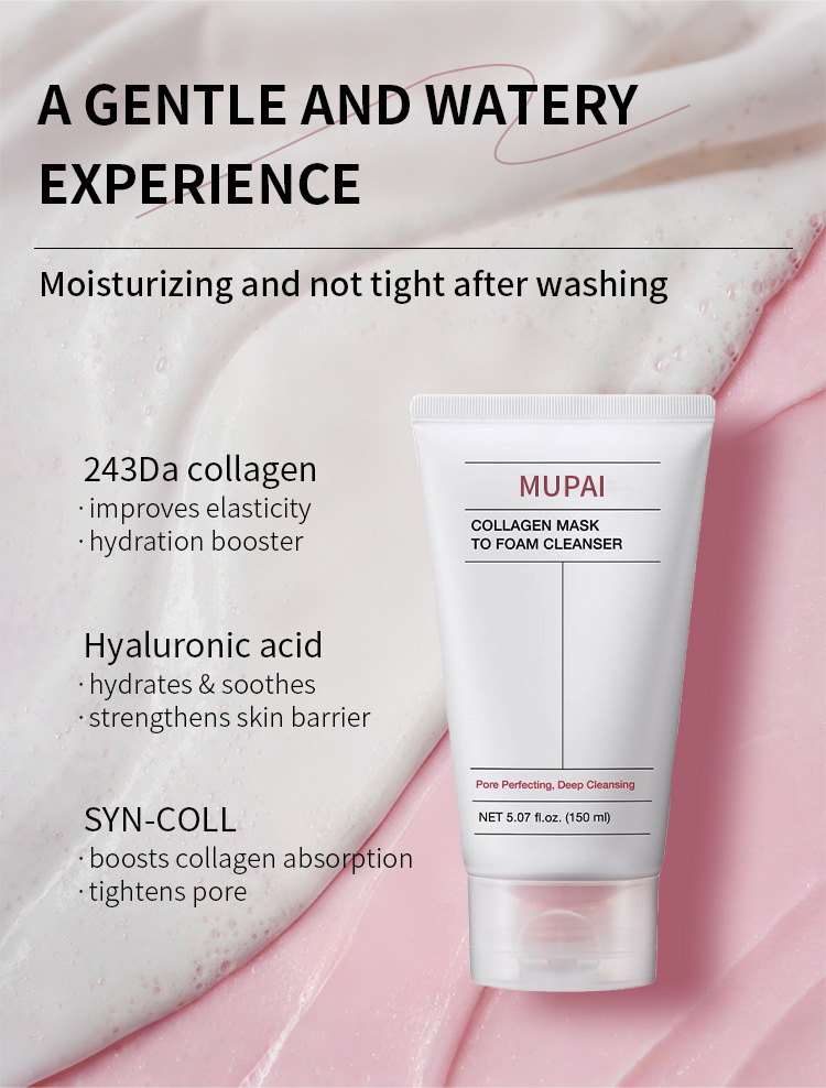 Collagen Mask-to-Foam Cleanser – Barrier Repair & Pore Perfecting Facial Wash (7)