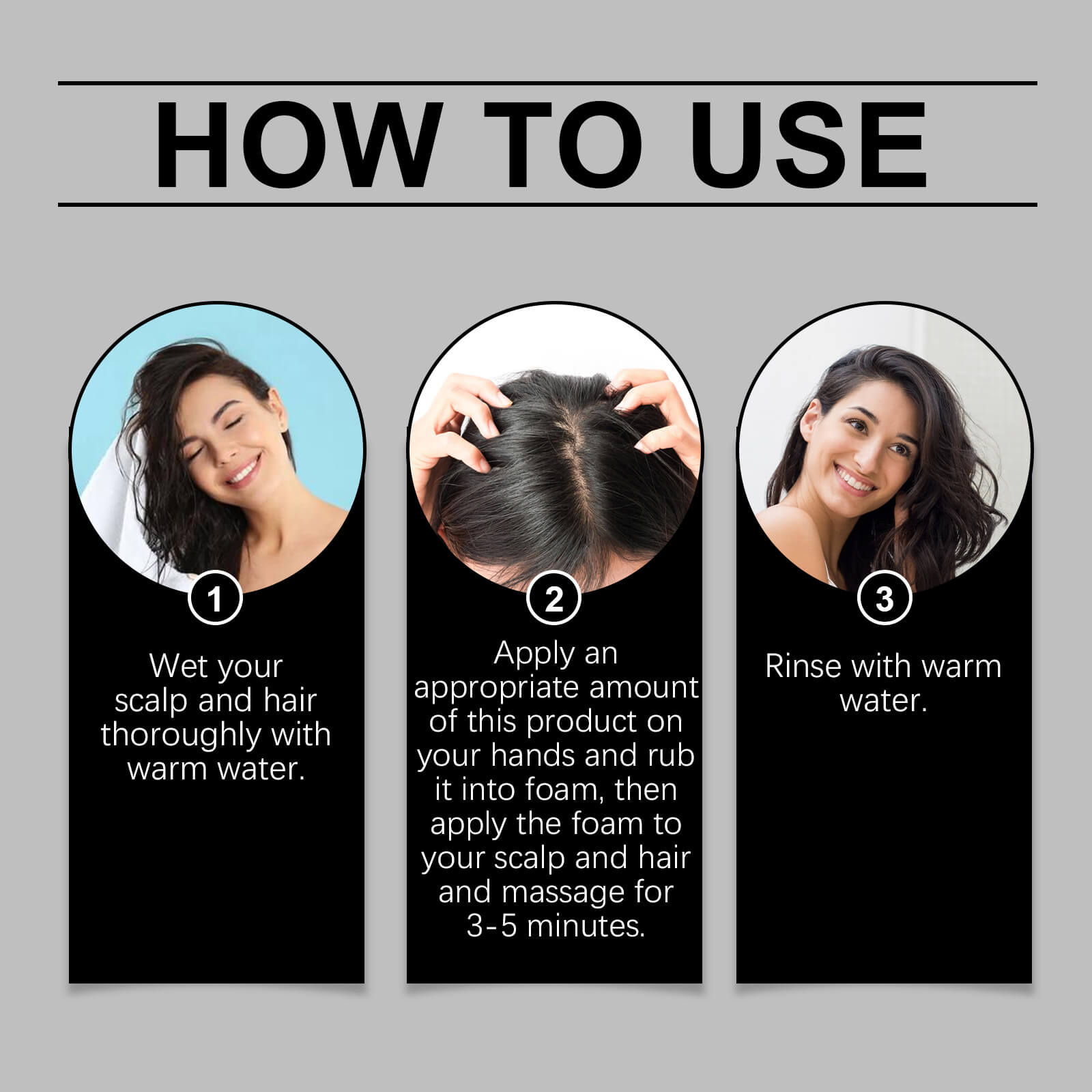 Nourishing Care Shampoo Gentle Oil Control, Deep Hydration, Smooth & Shiny, Long-Lasting Fragrance (4)