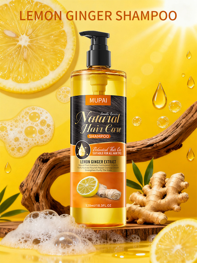 Lemon Ginger Refresh Shampoo – Oil Control, Anti-Dandruff & Repair Hair Shampoo (4)