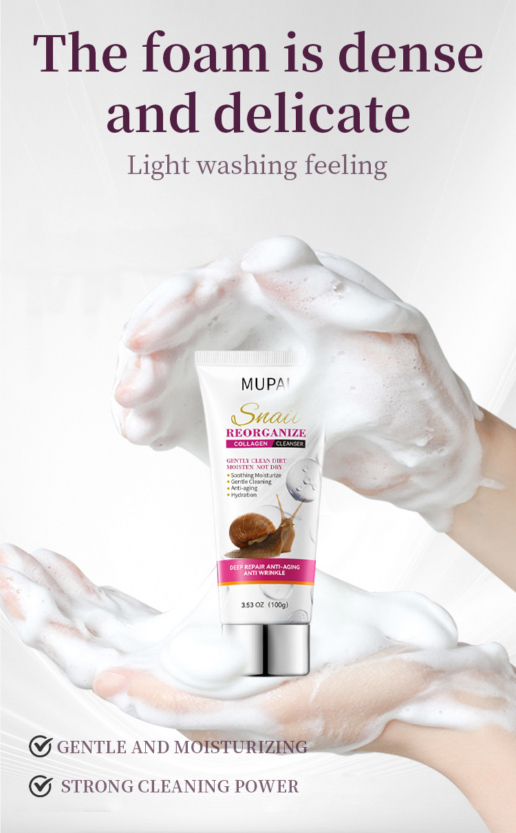 Snail Recombinant Collagen Gentle Facial Cleanser (3)