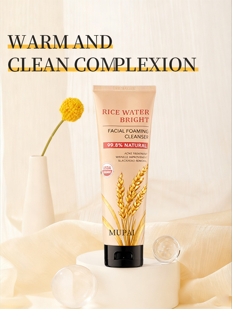 Rice Water Brightening Foaming Facial Cleanser (3)