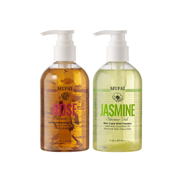 Floral Scented Body Wash – Rose & Jasmine Nourishing Gentle Cleansing Shower Gel