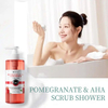 Pomegranate & AHA Scrub Shower Gel – Exfoliating Body Wash for Smooth, Radiant Skin
