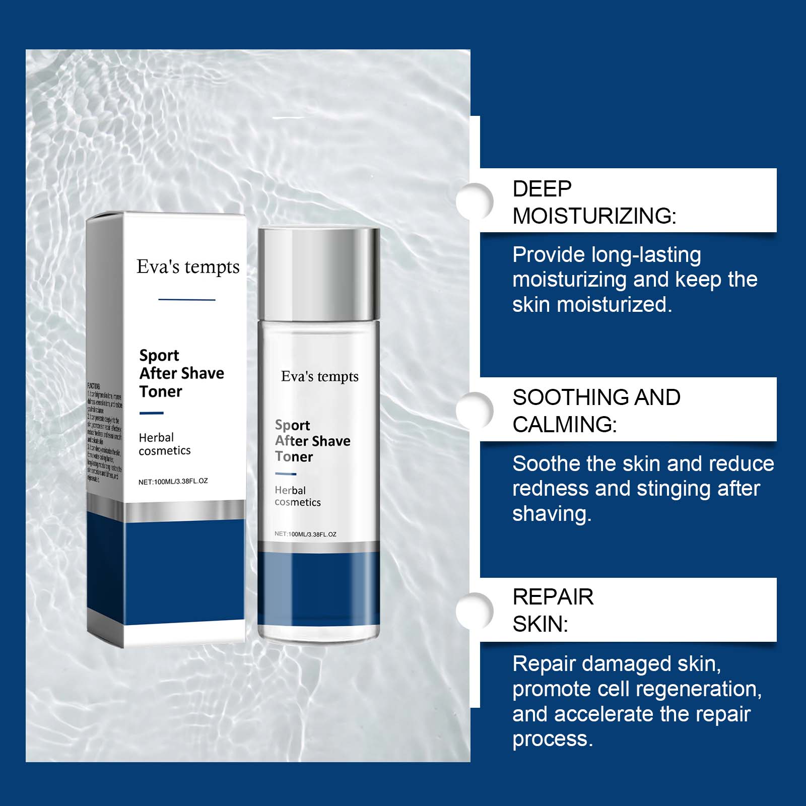 Aftershave Soothing Toner &ndash; Refreshing, Moisturizing & Firming Lotion for Post-Shave Care (5)