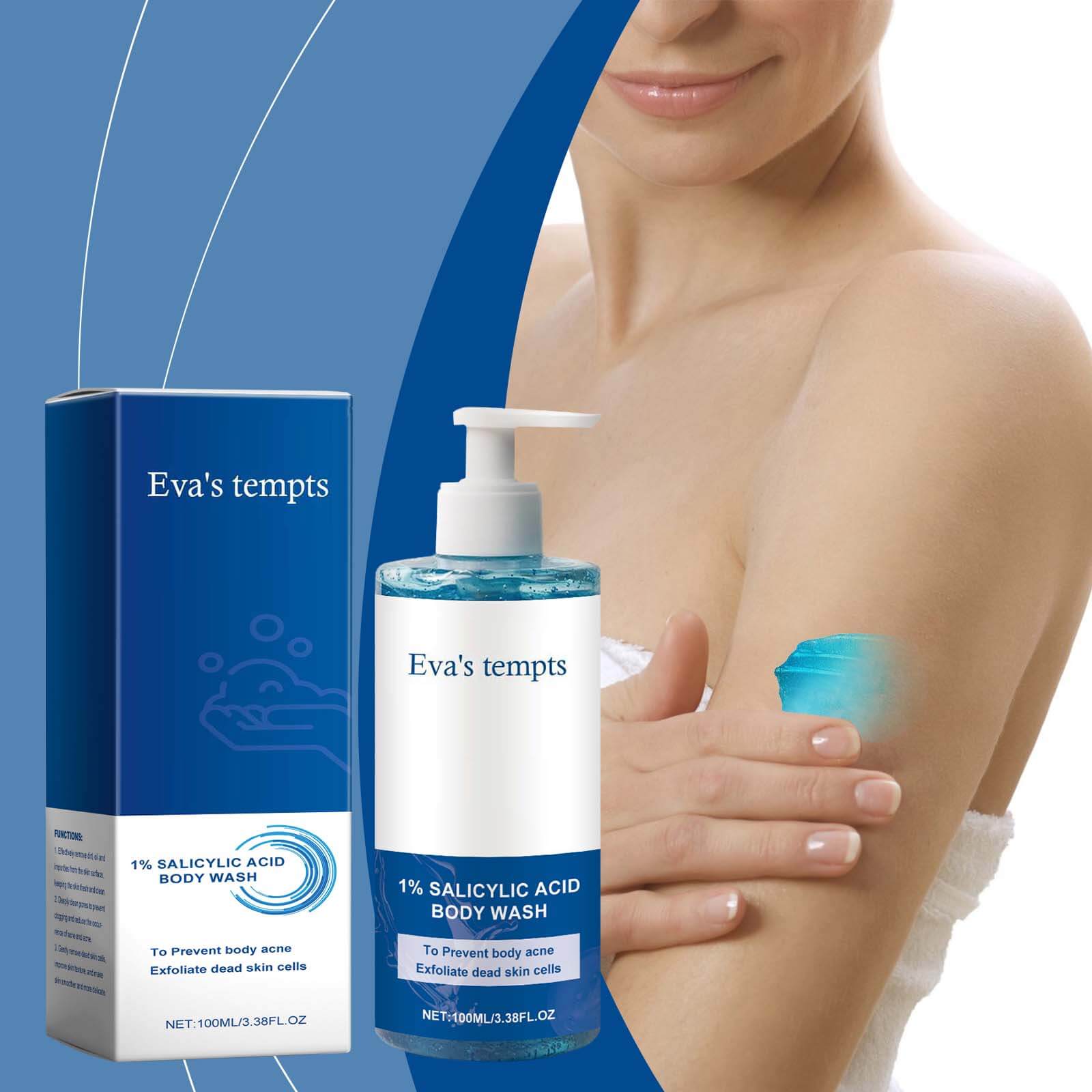 Salicylic Acid Body Wash &ndash; Gentle Exfoliation, Oil Control & Moisturizing Care (2)