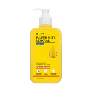 Sulfur Mite Removal Liquid Soap – Niacinamide 3-in-1 Cleansing & Moisturizing Body Wash
