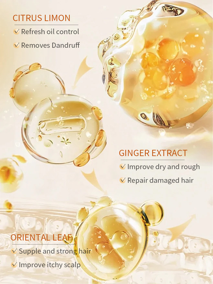 Lemon Ginger Refresh Shampoo – Oil Control, Anti-Dandruff & Repair Hair Shampoo (3)