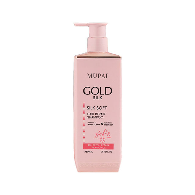 Gold Silk Hair Repair Shampoo – Luxury Salon Shampoo, Anti-Frizz & Moisturizing