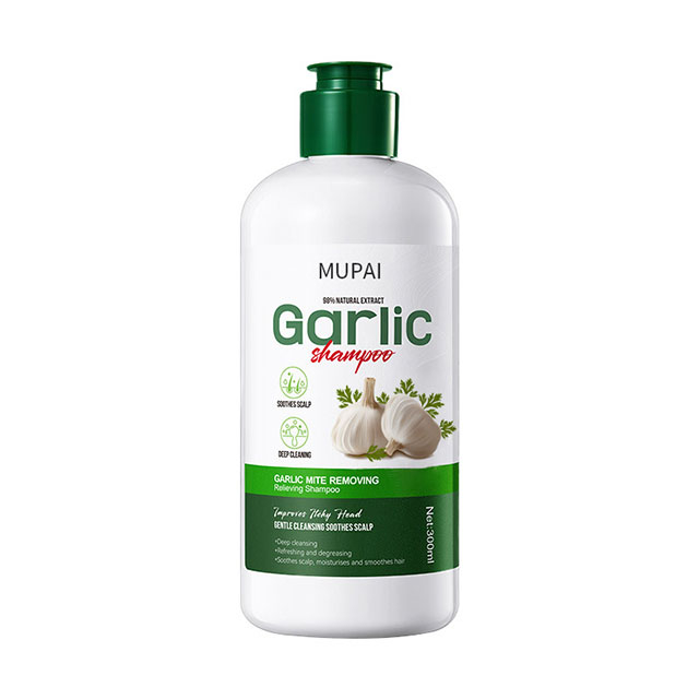Garlic Shampoo – Anti-Dandruff, Mite Removing & Scalp Soothing Shampoo