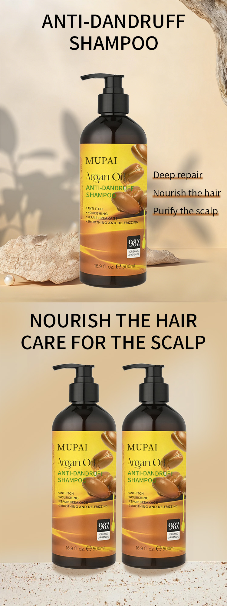 Argan Oil Anti-Dandruff Shampoo 05