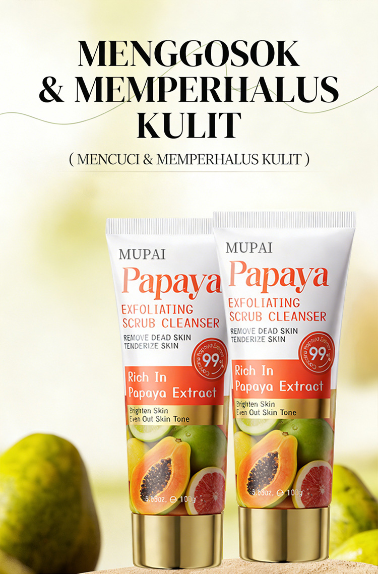Papaya Botanical Exfoliating Scrub Cleanser (3)