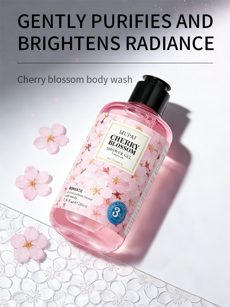 Cherry Blossom Hydrating Body Wash – Gentle Brightening Shower Gel with Hyaluronic Acid (2)