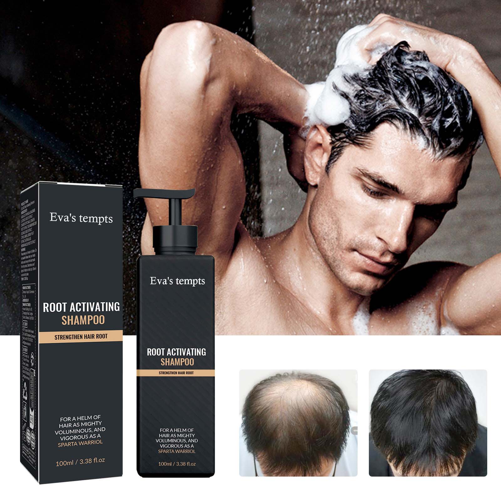 Hair Thickening & Strengthening Shampoo Anti-Hair Loss, Dense, Strong, Smooth & Repairing (2)