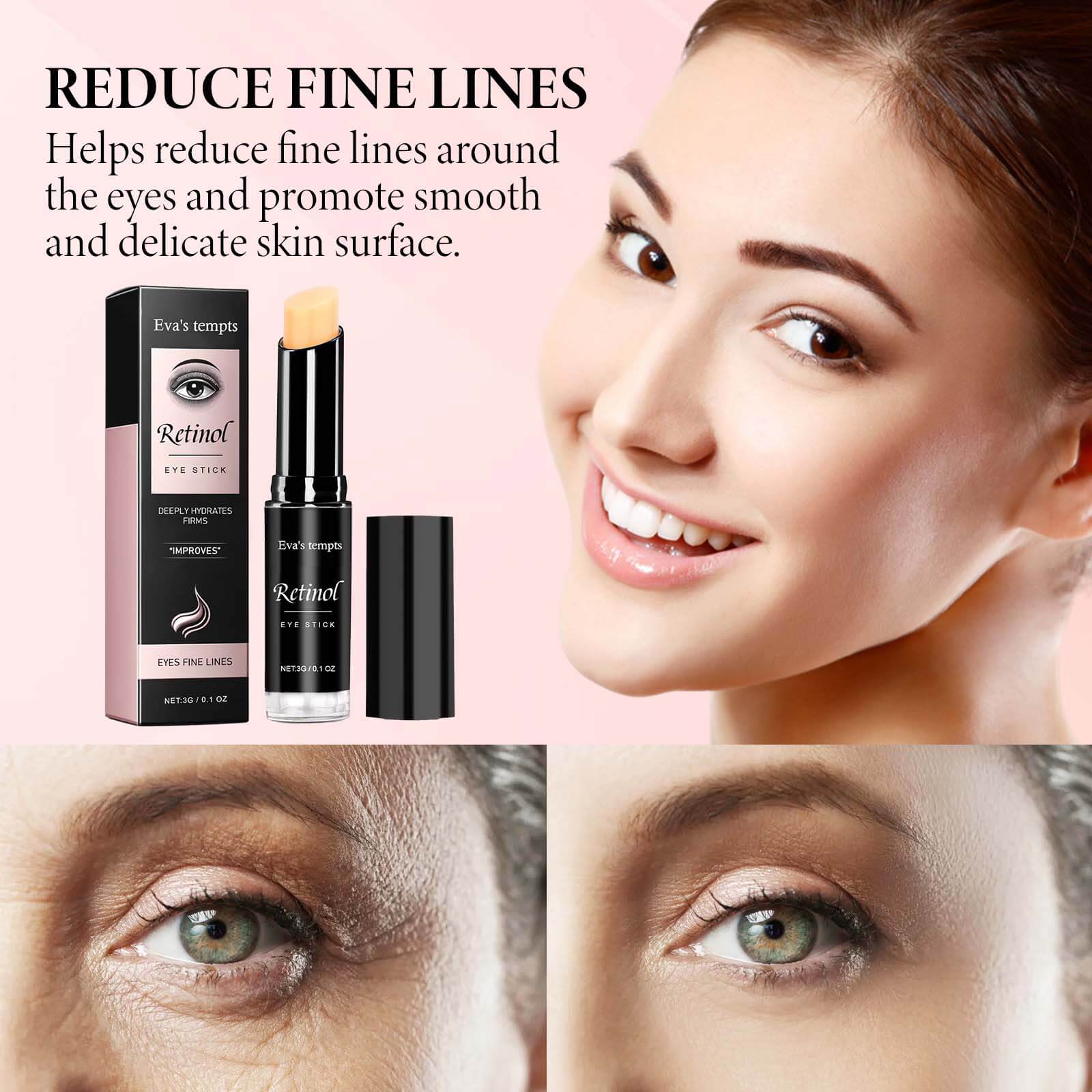 Retinol Anti-Aging Eye Cream Stick Reduces Dark Circles & Eye Bags, Firms Fine Lines, Hydrates and Nouris ( (7)