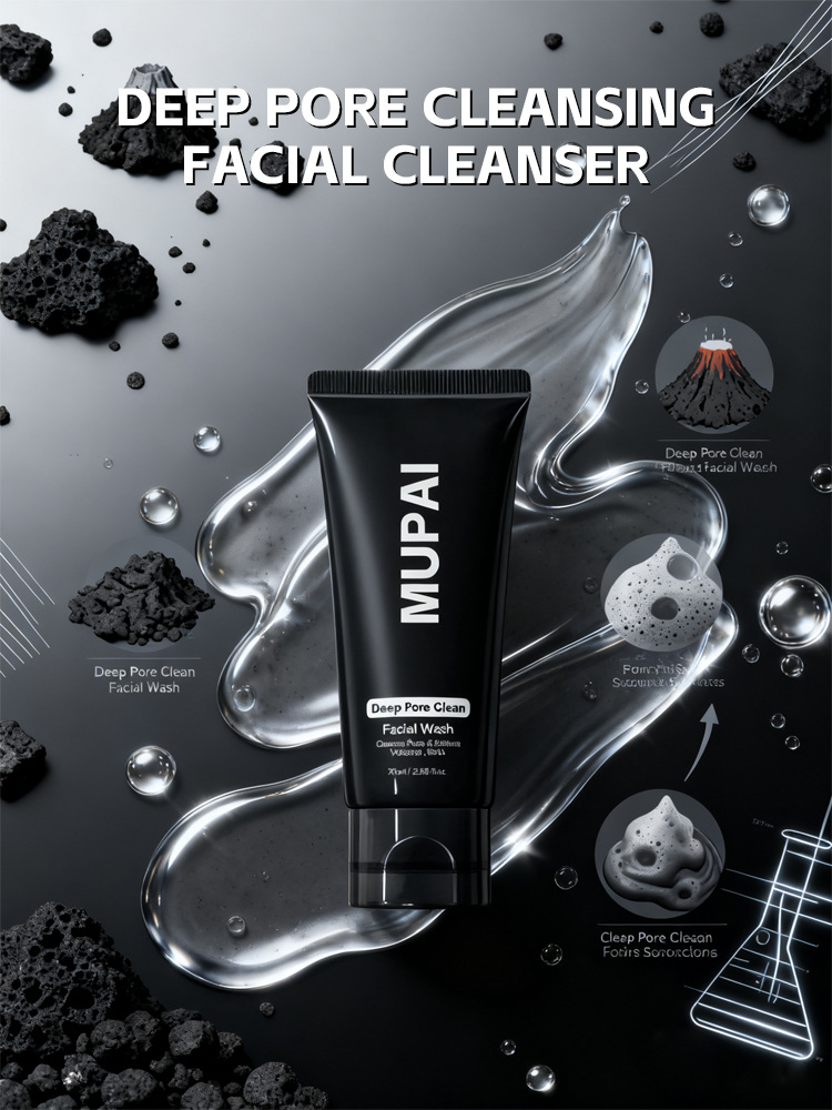 Volcanic Soil & BHA Deep Pore Cleansing Facial Cleanser (6)