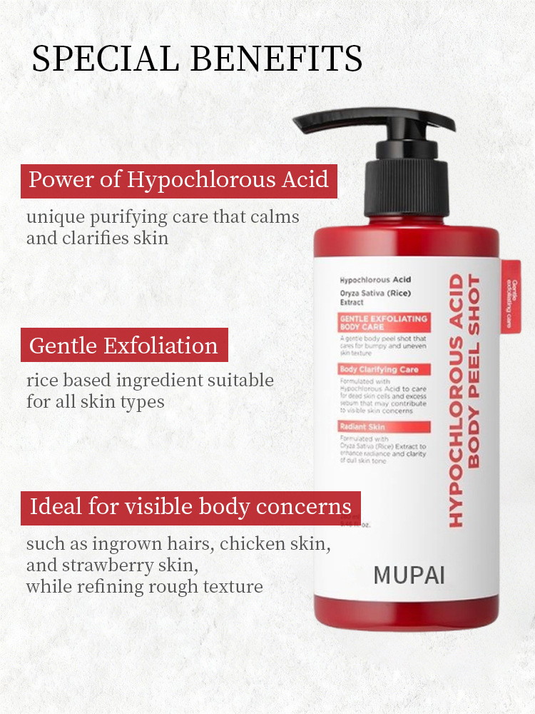 Hypochlorous Acid Rice Peel Shot Body Exfoliant (2)