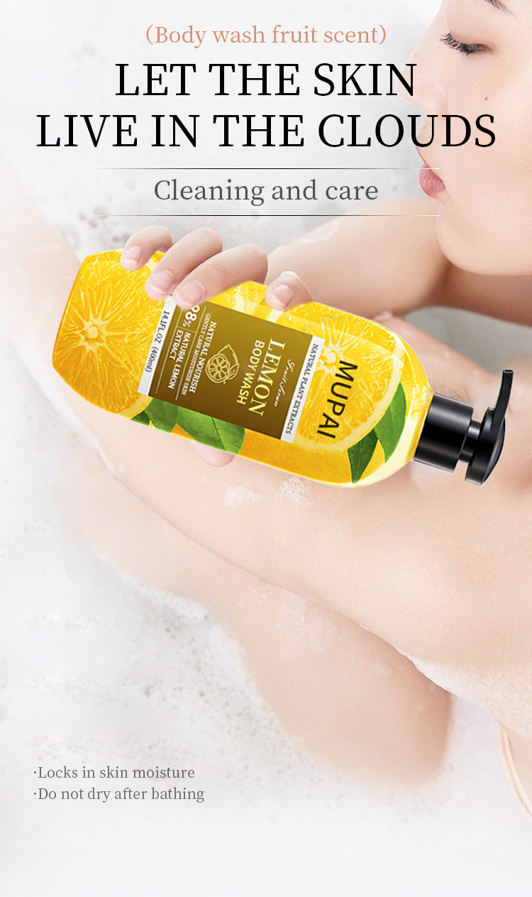 Fruit Scent Cloud Foam Body Wash – Moisturizing Gentle Cleansing Shower Gel (1)