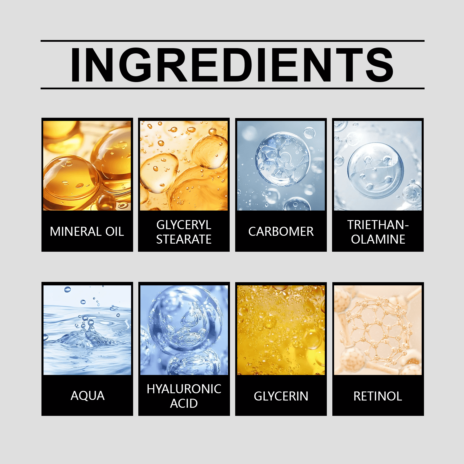 Retinol Eye Cream Firming & Hydrating, Reduces Fine Lines, Nourishing Eye Care (1)