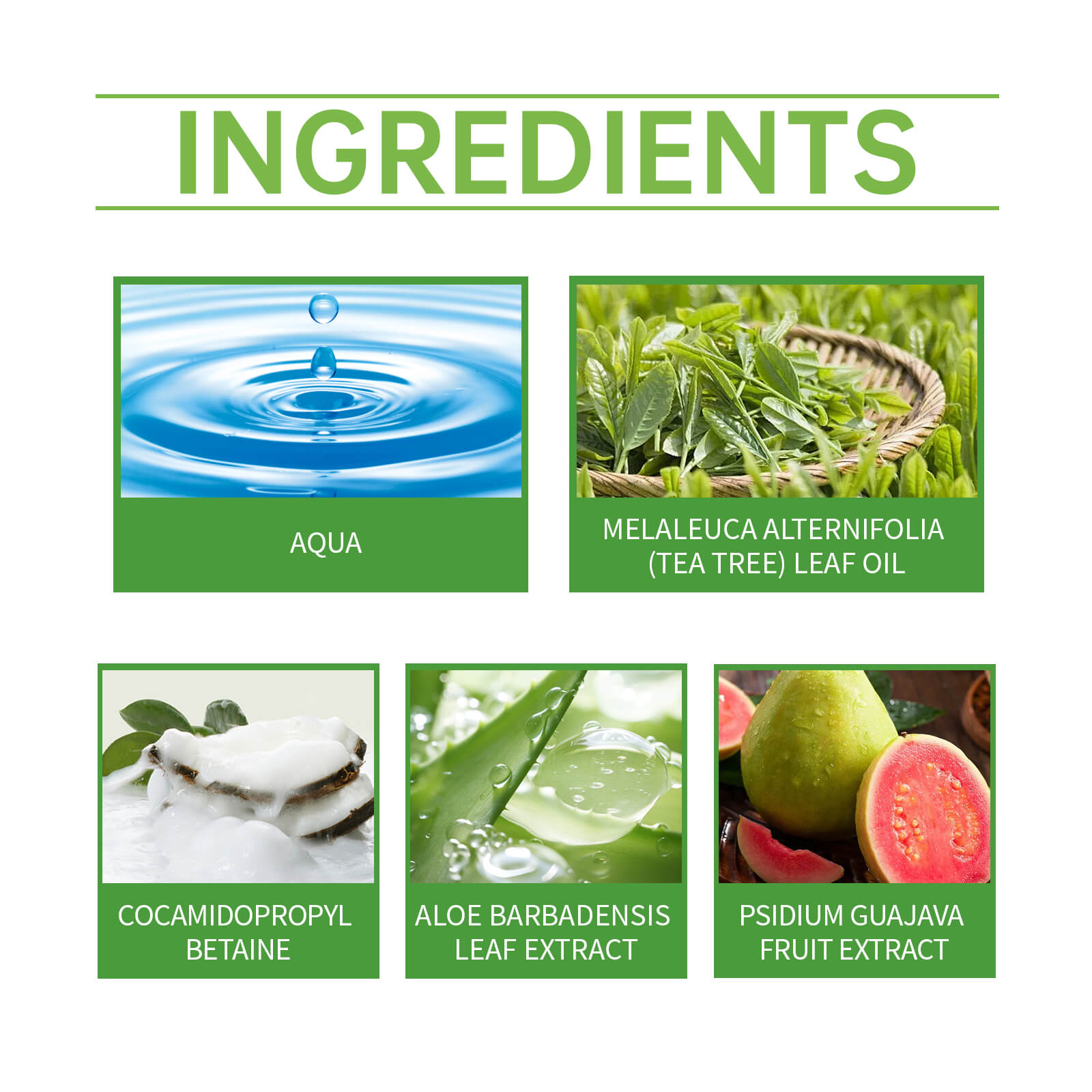 Tea Tree Oil Purifying Face Gel &ndash; Gentle Deep Cleansing, Oil Control & Hydrating Facial Cleanser (3)