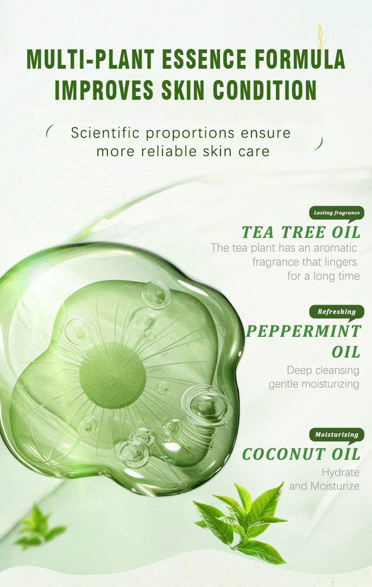 Tea Tree & Peppermint Refreshing Body Wash – Deep Cleansing, Hydrating & Odor Control Care (4)