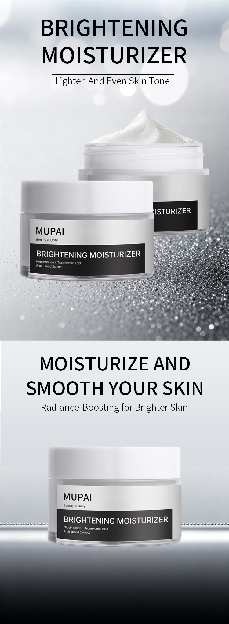 Brightening Moisturizer with Niacinamide & Tranexamic Acid – Hydrating & Even Skin Tone 06