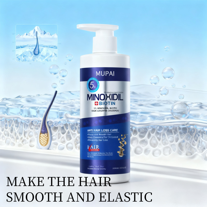 Minoxidil Biotin Shampoo Deeply cleanses, nourishes, repairs, refreshes, and controls oil