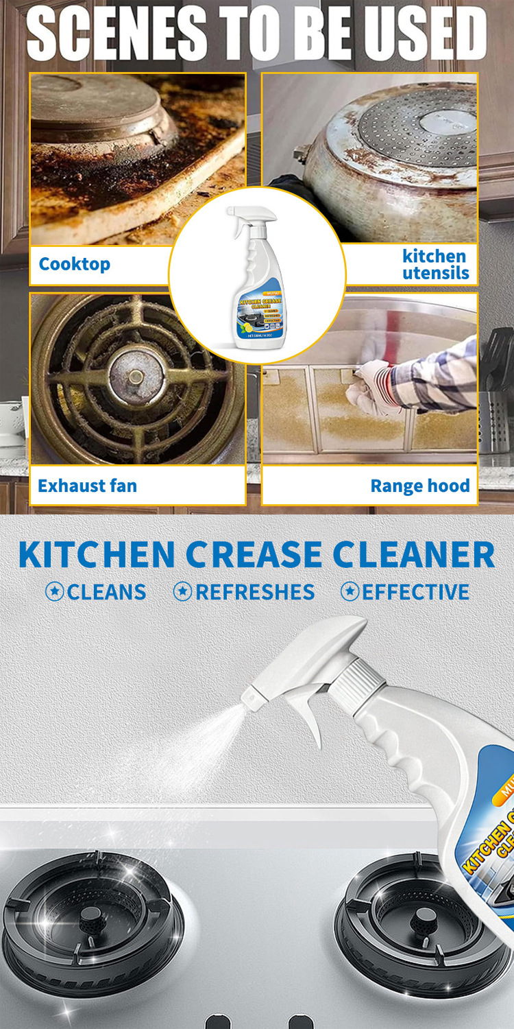 Lemon Scent Powerful Kitchen Grease Cleaner (3)