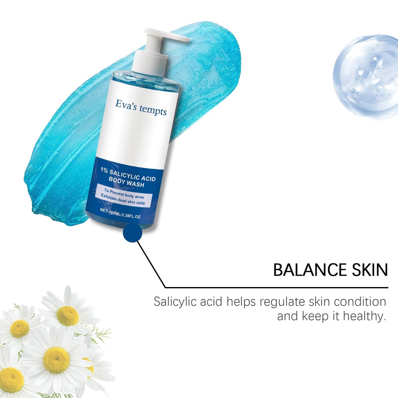 Salicylic Acid Body Wash &ndash; Gentle Exfoliation, Oil Control & Moisturizing Care (7)